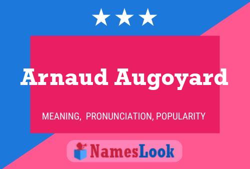 Arnaud Augoyard Name Poster