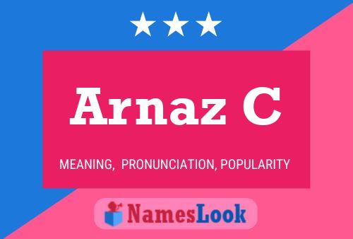 Arnaz C Name Poster