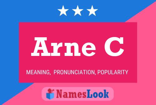 Arne C Name Poster