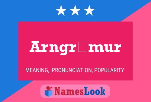 Arngrímur Name Poster