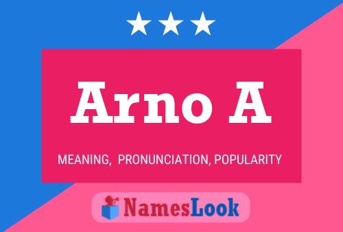 Arno A Name Poster