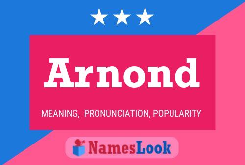 Arnond Name Poster