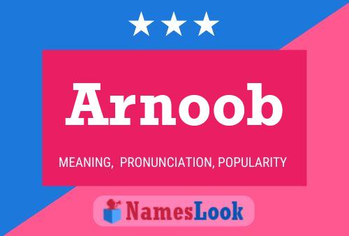 Arnoob Name Poster