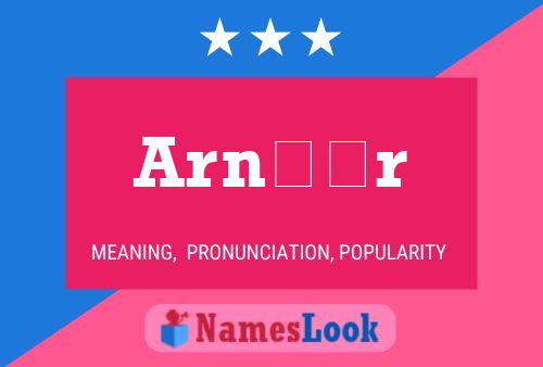 Arnþór Name Poster