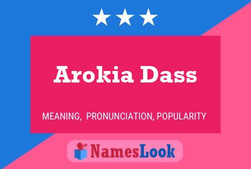 Arokia Dass Name Poster