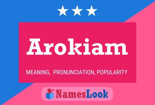 Arokiam Name Poster