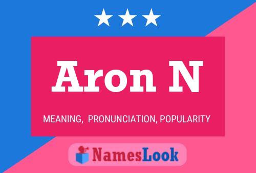 Aron N Name Poster