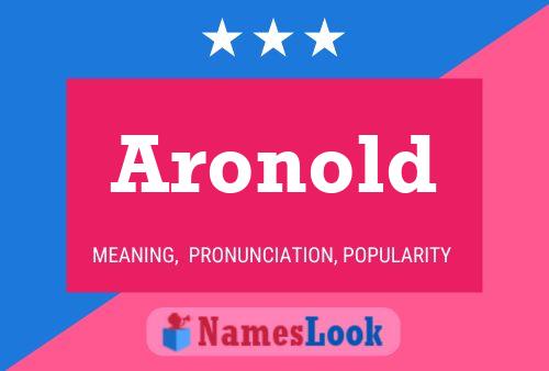 Aronold Name Poster