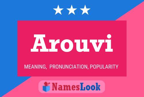 Arouvi Name Poster