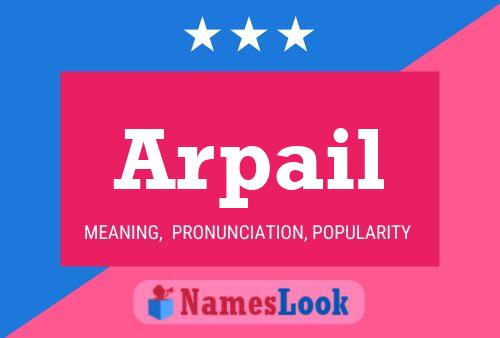 Arpail Name Poster