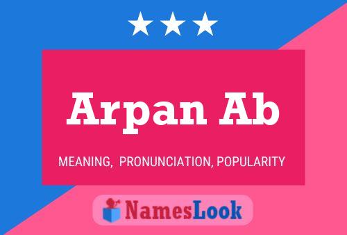 Arpan Ab Name Poster