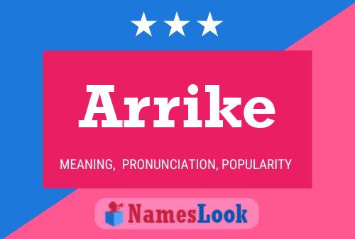 Arrike Name Poster