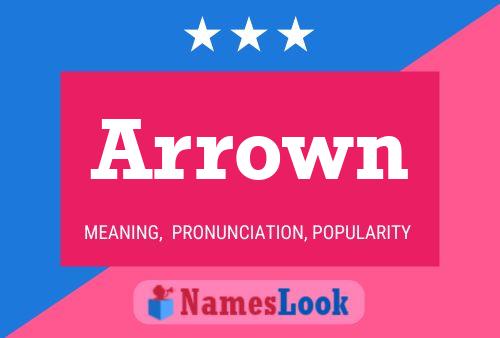 Arrown Name Poster