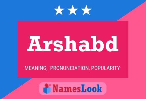 Arshabd Name Poster