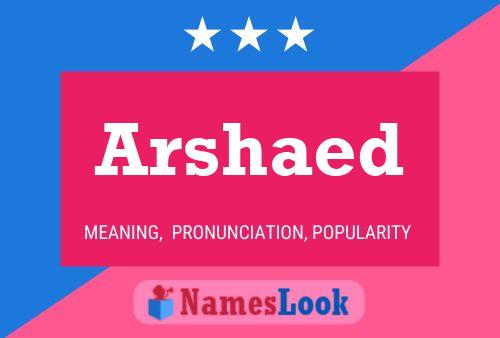 Arshaed Name Poster