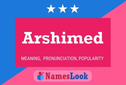 Arshimed Name Poster