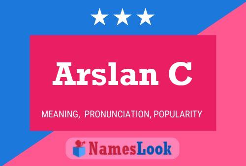 Arslan C Name Poster