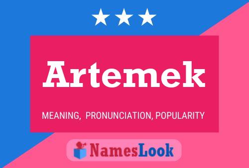 Artemek Name Poster