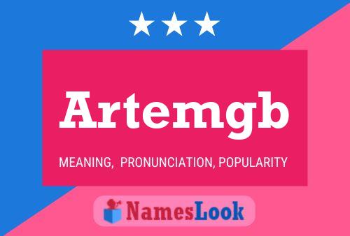 Artemgb Name Poster