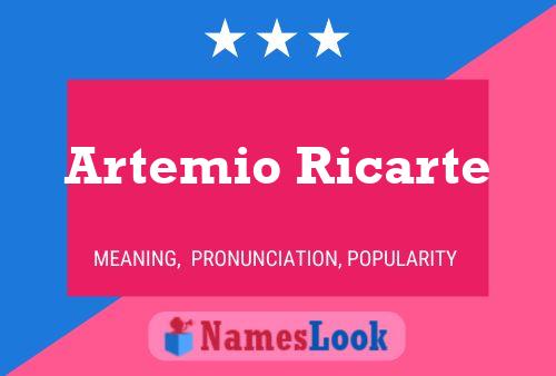 Artemio Ricarte Name Poster