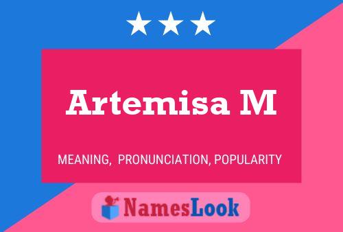 Artemisa M Name Poster