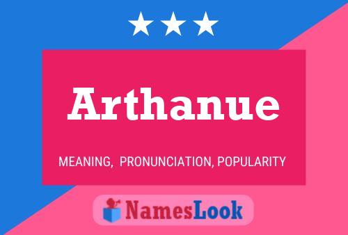 Arthanue Name Poster