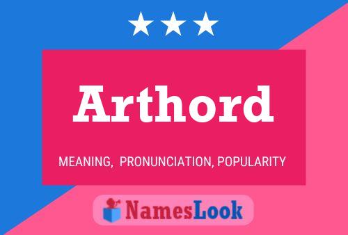 Arthord Name Poster