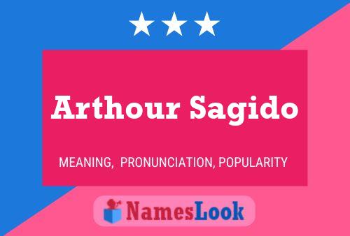 Arthour Sagido Name Poster