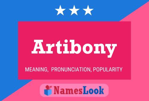 Artibony Name Poster