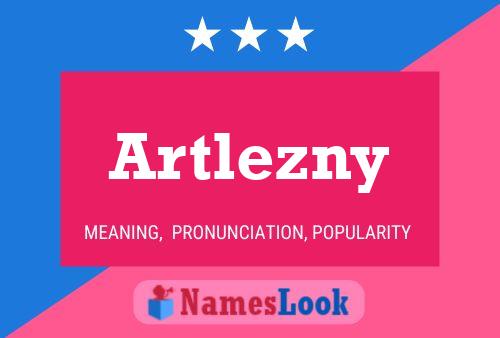 Artlezny Name Poster