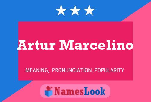 Artur Marcelino Name Poster