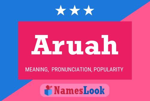 Aruah Name Poster