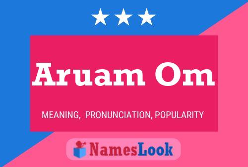 Aruam Om Name Poster