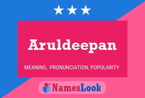 Aruldeepan Name Poster