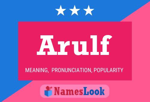 Arulf Name Poster