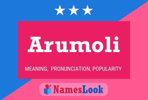 Arumoli Name Poster