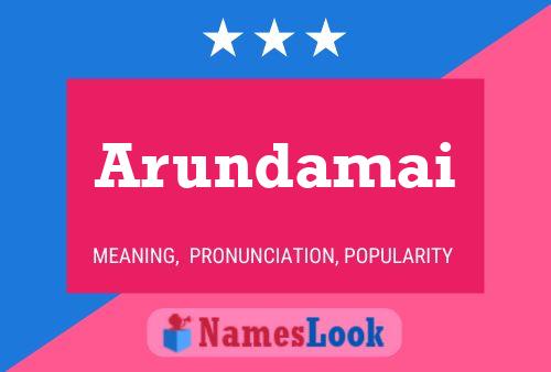 Arundamai Name Poster