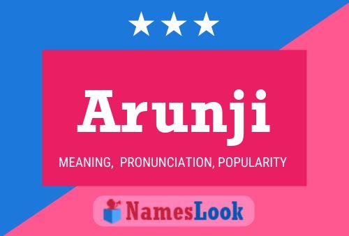 Arunji Name Poster