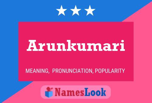 Arunkumari Name Poster