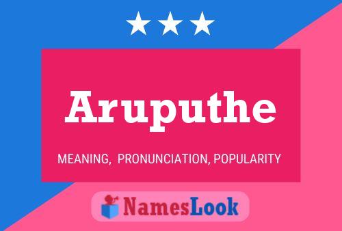 Aruputhe Name Poster