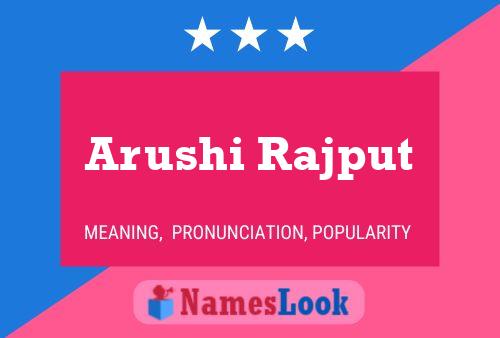 Arushi Rajput Name Poster