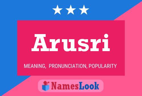 Arusri Name Poster