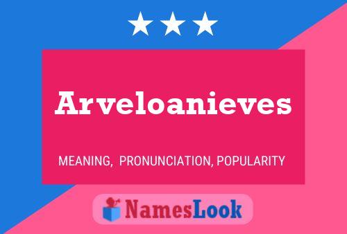 Arveloanieves Name Poster