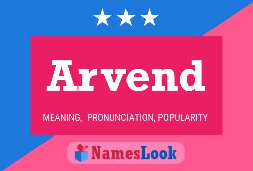 Arvend Name Poster