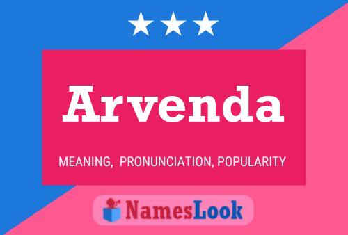 Arvenda Name Poster