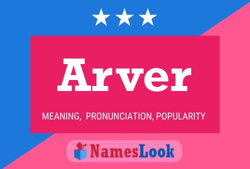 Arver Name Poster