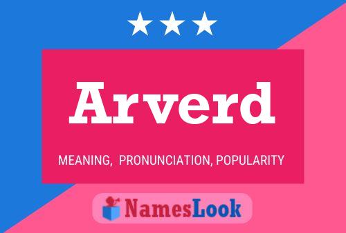 Arverd Name Poster