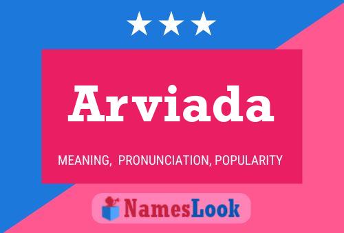 Arviada Name Poster