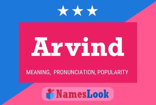 Arvind Name Poster