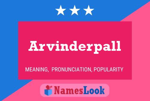 Arvinderpall Name Poster